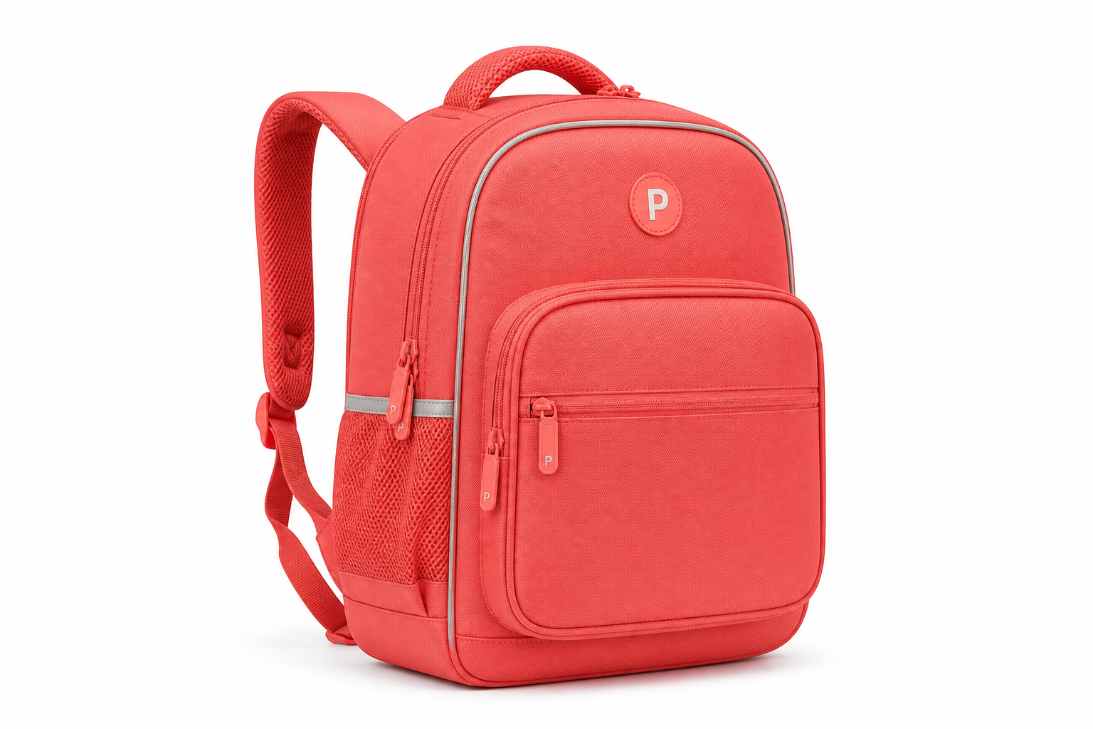 AI-generated concept image of PUDLO Coral Blaze kids backpack